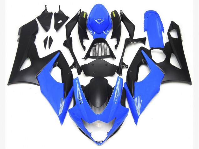 Hellglänzendes Blau & Matt Schwarz Unten 05-06 GSXR 1000 Motorrad Verkleidung