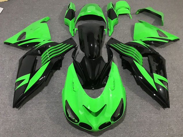 Hellgrün 06-11 ZX14R Motorrad Verkleidung Hellgrün 06-11 ZX14R Motorrad Verkleidung