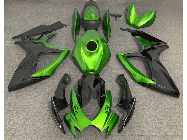 Hellgrün & Schwarz 06-07 GSXR 600-750 Motorrad Verkleidung
