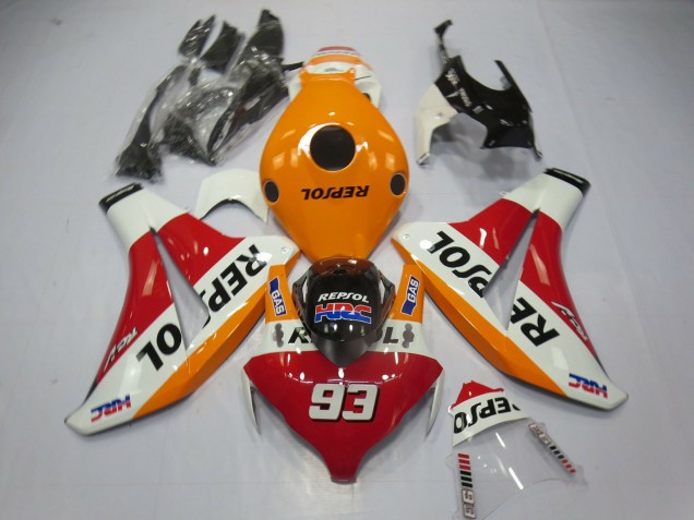 Hellorange Repsol 93 08-11 CBR1000RR Motorrad Verkleidung Hellorange Repsol 93 08-11 CBR1000RR Motorrad Verkleidung
