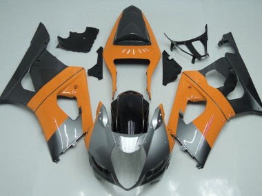Hellorange Silber & Schwarz 03-04 GSXR 1000 Motorrad Verkleidung