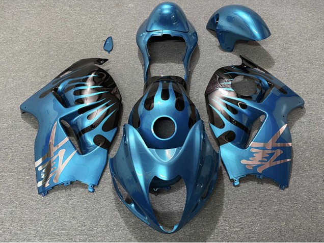 Himmelblau & Schwarz 97-07 GSXR 1300 Motorrad Verkleidung