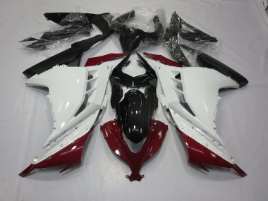 Kastanienbraun & Weiß 13-18 Ninja 300 Motorrad Verkleidung
