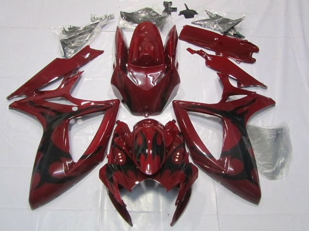 Kastanienbraun Rot 06-07 GSXR 600-750 Motorrad Verkleidung