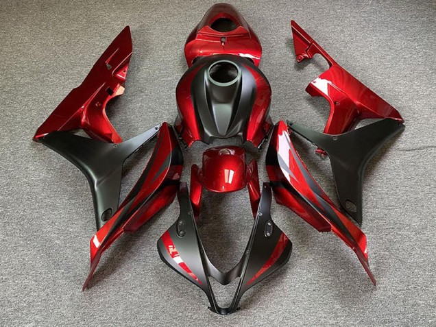 Kastanienbraun Rot 07-08 CBR600RR Motorrad Verkleidung