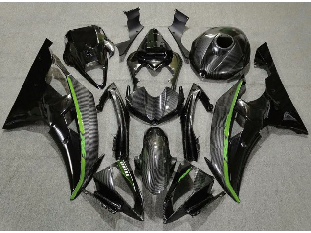 Kohlefaser & Grün 08-16 R6 Motorrad Verkleidung Kohlefaser & Grün 08-16 R6 Motorrad Verkleidung