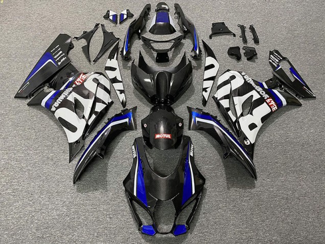 Kohlefaser Stil & Blau 17-23 GSXR 1000 Motorrad Verkleidung Kohlefaser Stil & Blau 17-23 GSXR 1000 Motorrad Verkleidung