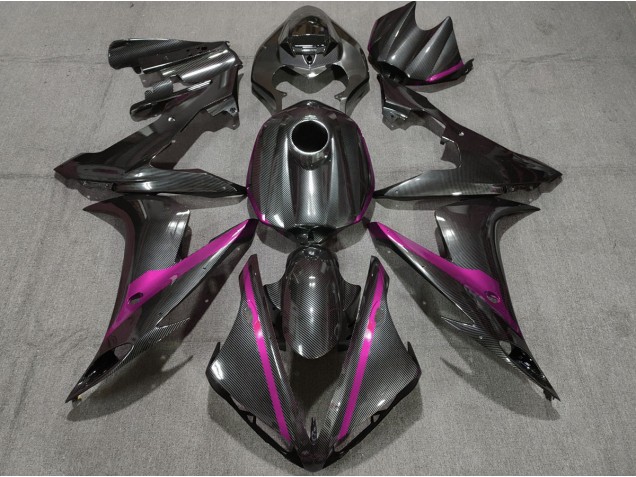 Kohlefaser Stil Mit Pink 04-06 R1 Motorrad Verkleidung