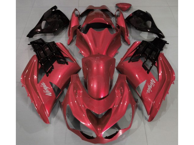 Kräftiges Rot 12-21 ZX14R Motorrad Verkleidung