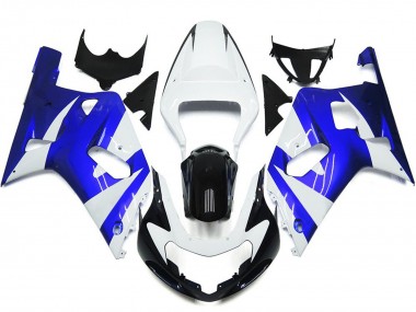 Leuchtend Blau & Weiß OEM Stil 01-03 GSXR 600-750 Motorrad Verkleidung
