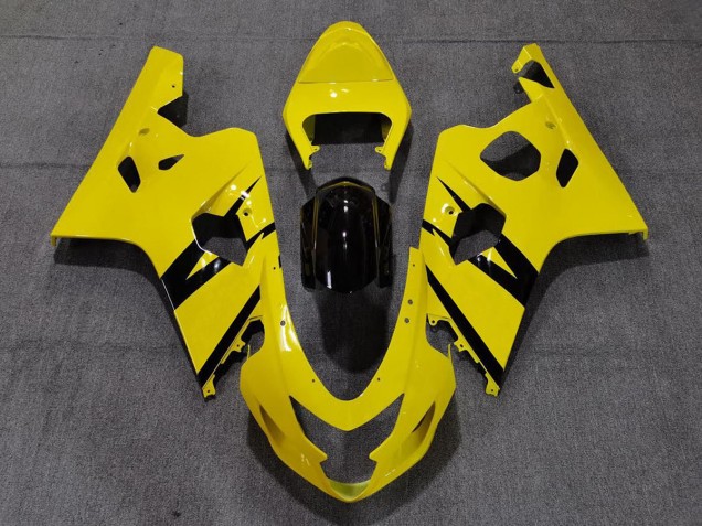 Leuchtend Gelb Glänzend Custom OEM Stil 04-05 GSXR 600-750 Motorrad Verkleidung