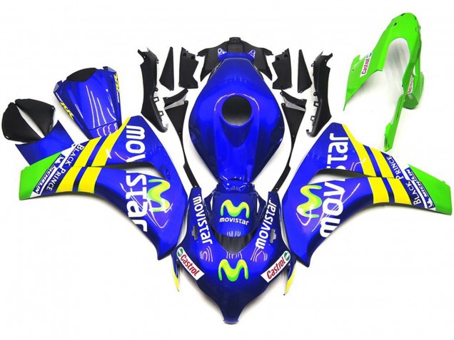 Leuchtend Movistar 08-11 CBR1000RR Motorrad Verkleidung