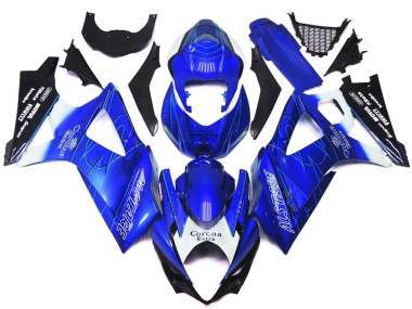 Leuchtendes Blau Mit Weiß Corona 07-08 GSXR 1000 Motorrad Verkleidung