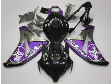 Lila Auf Schwarz Benutzerdefiniert 08-11 CBR1000RR Motorrad Verkleidung