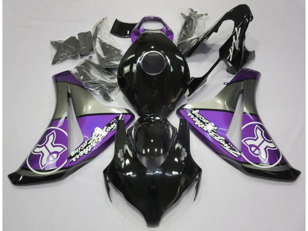 Lila Auf Schwarz Benutzerdefiniert 08-11 CBR1000RR Motorrad Verkleidung