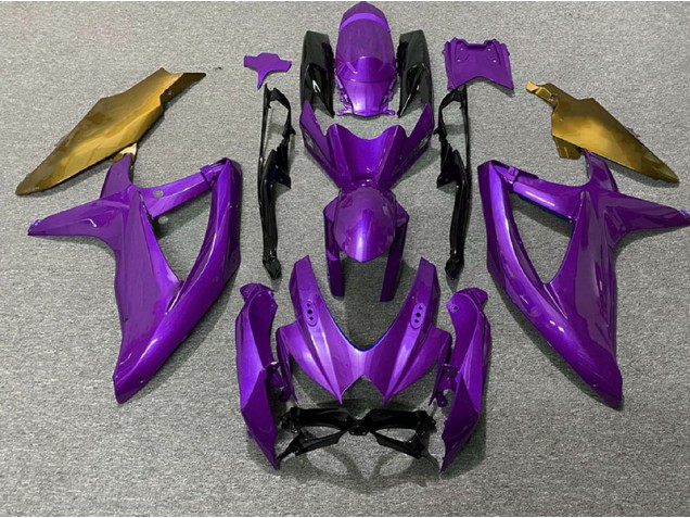 Lila & Gold 08-10 GSXR 600-750 Motorrad Verkleidung