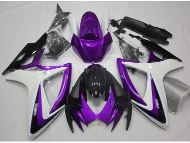 Lila & Weiß Ohne Abzeichen 06-07 GSXR 600-750 Motorrad Verkleidung