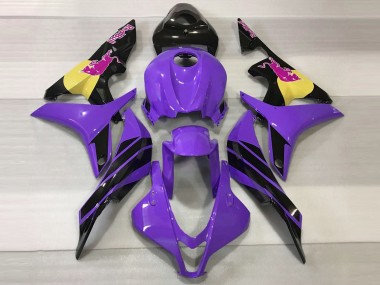 Lila & Rosa Stier 07-08 CBR600RR Motorrad Verkleidung