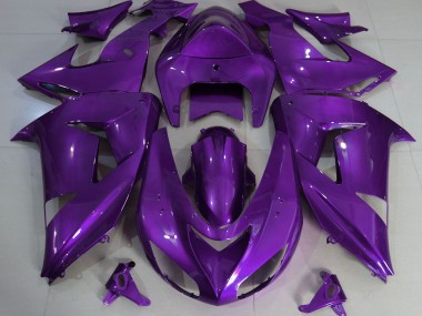 Lila Schlicht 06-07 ZX10R Motorrad Verkleidung