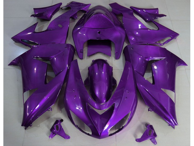 Lila Schlicht 06-07 ZX10R Motorrad Verkleidung