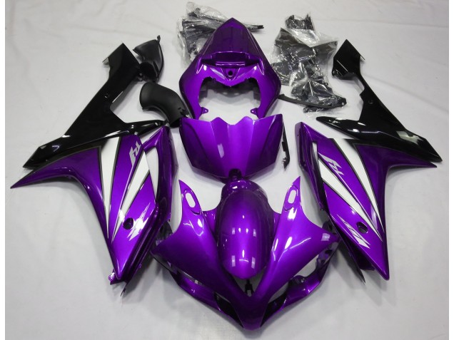 Lila Weiß & Schwarz 07-08 R1 Motorrad Verkleidung