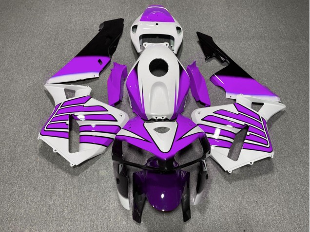 Lila-Weiße Flügel 05-06 CBR600RR Motorrad Verkleidung