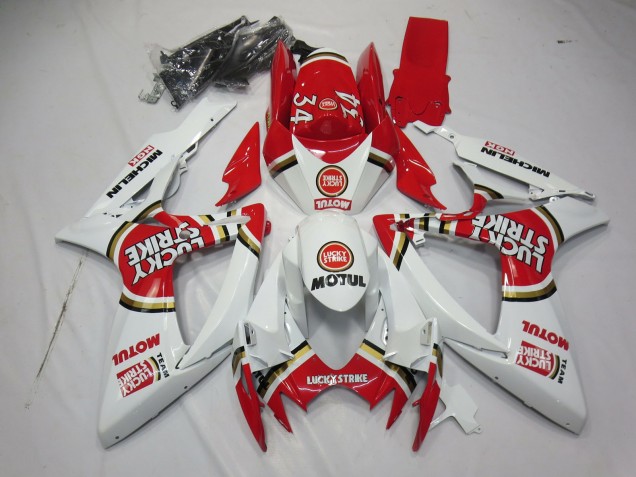 Lucky Strike 06-07 GSXR 600-750 Motorrad Verkleidung