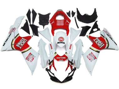 Lucky Strike Mit Goldenem Kreis 11-24 GSXR 600-750 Motorrad Verkleidung