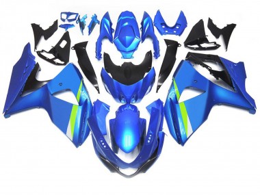 Matt Blau 09-16 GSXR 1000 Motorrad Verkleidung