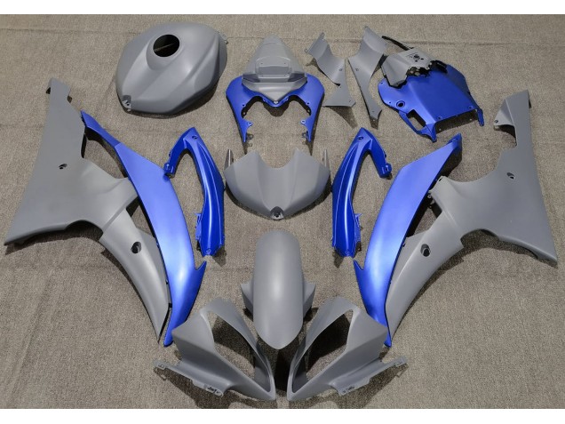 Matt Grau & Blau 08-16 R6 Motorrad Verkleidung