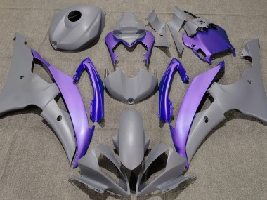Matt Grau & Lila 08-16 R6 Motorrad Verkleidung