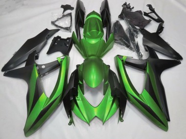 Matt Grün 08-10 GSXR 600-750 Motorrad Verkleidung