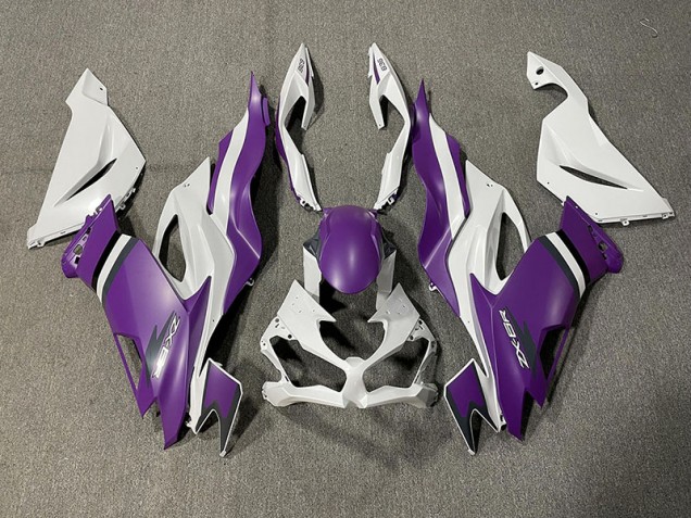 Matt Lila & Weiß 19-23 ZX6R Motorrad Verkleidung