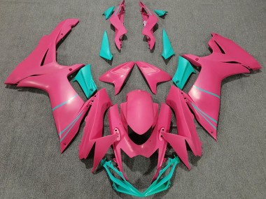 Matt Pink & Blaugrün 11-24 GSXR 600-750 Motorrad Verkleidung