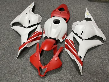 Matt Rot / Weiß 09-12 CBR600RR Motorrad Verkleidung