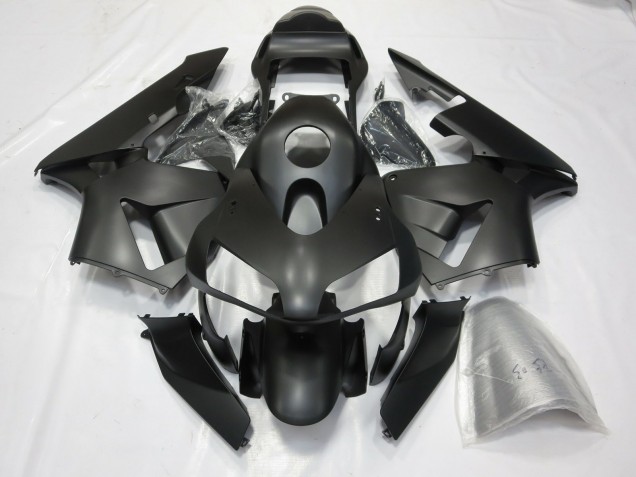 Matt Schwarz 03-04 CBR600RR Motorrad Verkleidung Matt Schwarz 03-04 CBR600RR Motorrad Verkleidung