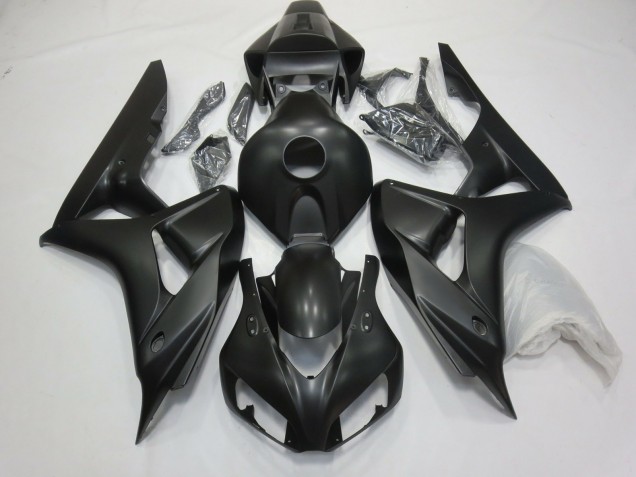 Matt Schwarz 06-07 CBR1000RR Motorrad Verkleidung Matt Schwarz 06-07 CBR1000RR Motorrad Verkleidung