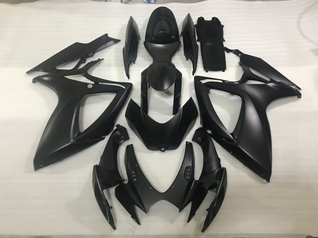 Matt Schwarz 06-07 GSXR 600-750 Motorrad Verkleidung