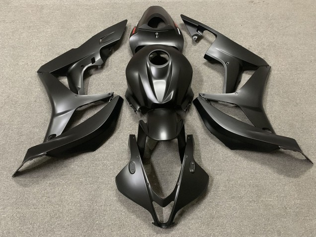 Matt Schwarz 07-08 CBR600RR Motorrad Verkleidung Matt Schwarz 07-08 CBR600RR Motorrad Verkleidung