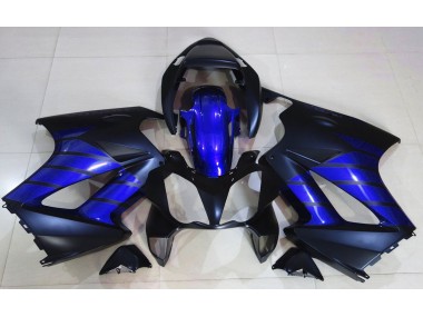 Matt Schwarz & Blau 02-12 VFR800 Motorrad Verkleidung