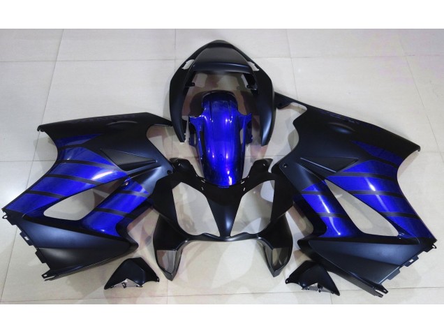 Matt Schwarz & Blau 02-12 VFR800 Motorrad Verkleidung