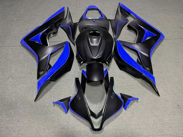 Matt Schwarz & Blau 07-08 CBR600RR Motorrad Verkleidung