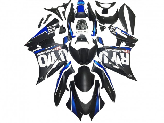 Matt Schwarz & Blau 17-23 GSXR 1000 Motorrad Verkleidung Matt Schwarz & Blau 17-23 GSXR 1000 Motorrad Verkleidung