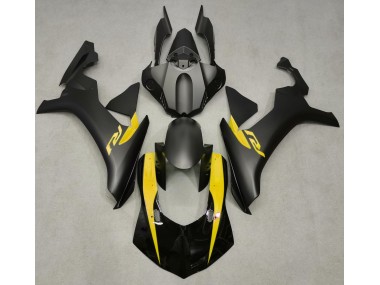 Matt Schwarz & Gelb 15-19 R1 Motorrad Verkleidung