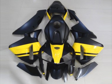 Matt Schwarz & Gelb Glänzend 05-06 CBR600RR Motorrad Verkleidung