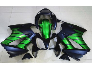 Matt Schwarz & Grün 02-12 VFR800 Motorrad Verkleidung