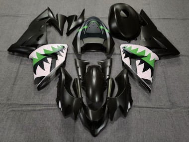 Matt Schwarz & Grün 04-05 ZX10R Motorrad Verkleidung