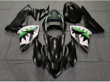 Matt Schwarz & Grün 04-05 ZX10R Motorrad Verkleidung