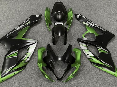 Matt Schwarz & Grün 05-06 GSXR 1000 Motorrad Verkleidung