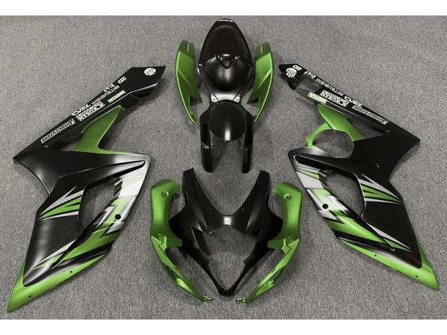 Matt Schwarz & Grün 05-06 GSXR 1000 Motorrad Verkleidung